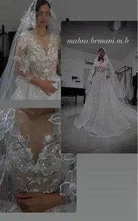 آموزش خیاطی (دوخت لباس عروس)