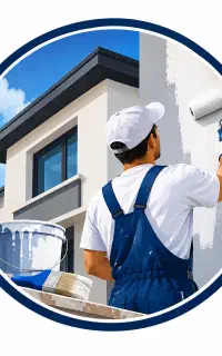 نقاشی ساختمان با اجرای تمیز و حرفه‌ای