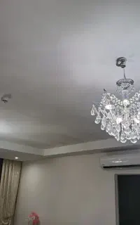 لوستر با میز و تلفن برنجی