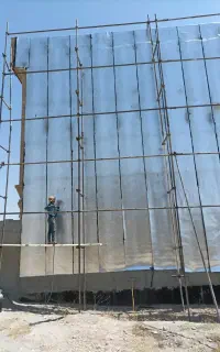 نصب ایزوگام قیرگونی وتخریب ساختمان