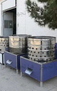 پرکن استیل مخصوص بوقلمون با موتور 2 اسب بخار