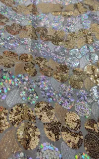 پارچه حریر کارشده مجلسی