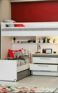 تخت دوطبقه با فایل سه کشابه/ اقساط