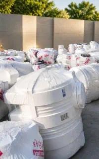 مخزن ضخیم استاندارد تانکرآب پلاستیکی آنتی باکتریال