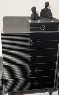 ست میز آرایش و فایل ۴کشو