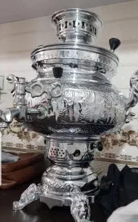 سماورنوآکبندهمراه باکارتن سینی وکاسه