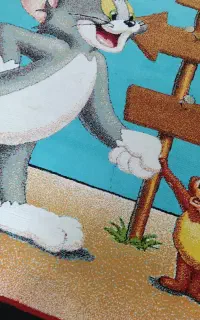 فرش اتاق بچه در حد نو کاملا سالم