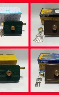 قفل در حیاطی در برند های سپه،رجبی و میلاک