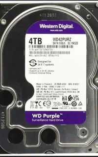 هارد خارجی وسترن دیجیتال 4TB دوربین مدار بسته