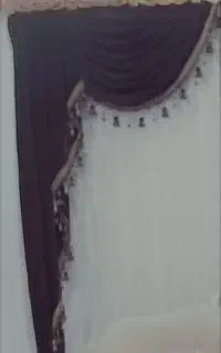 پرده قهوه ای