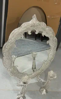 اینه شمعدان نقره