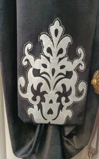 پرده راف مشکی