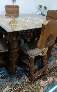 میز نهارخوری 4نفری سنتی
