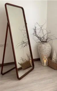 بازار بزرگ مبل ملل آینه قدی چوبی لادن
