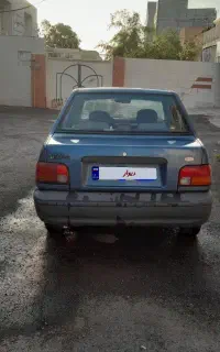 پراید  آبی اطلسی. مدل ۸۴. خانگی.