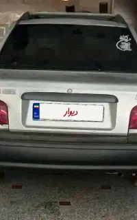 پراید نقره ای مدل ۸۵