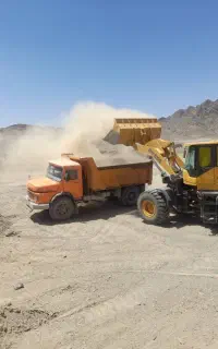 خاک برداری گودبرداری تسطیح زمین