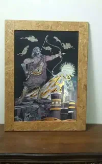 قاب عکس چوبی