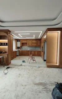 سیمکشی کناف و لاین نوری