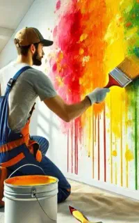 نقاشی ساختمان.پتینه وکاغذدیواری