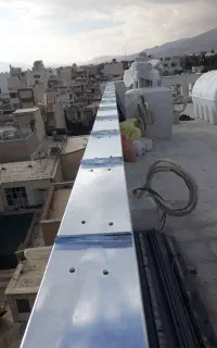 آبچک فلزی کانال کولر درز انقطاع دریچه هود رستوران