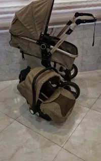 کالسکه وکریر وآغوشی برند اسپرینگ.درحد نو