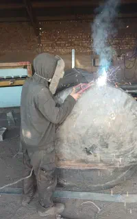 جوشکاری وعیب یابی موتور خانه