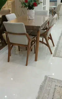 میز ناهارخوری سفارشی ۴ نفره چوب راش .نو