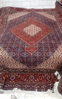 تک 12متری دستباف 30رج دقیق طرح ماهی بافت خوی