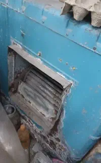 کولر آبی سوخته