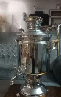 تابه بزرگ وسماور گازی