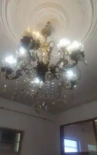 لوستر برنج 5شاخه 10شعله