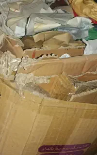 ضایعات کارتن ، کتاب ، مقداری ضایعات