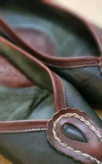 کفش چرم طبیعی برند لیدی رز