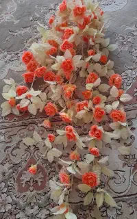 انواع گل مصنوعی ، گلدان ، ریسه