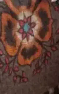 زیرانداز نمدی گرد بزرگ