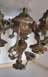 لوستر 5 شاخه 10 شعله