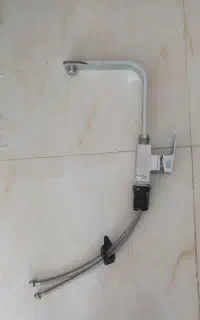 شیر سینک ظرف شویی اشپزخانه کار کرده