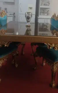 میز ناهارخوری 6نفره با چهار صندلی
