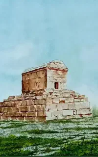 تابلو نقاشی پاسارگاد