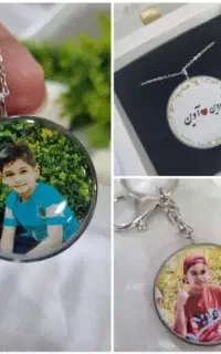 ساخت گردنبند عکس داروتسبیح و دسته کلیدعکسدار رزینی