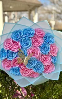 باکس و دسته گل