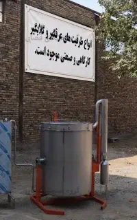 دستگاه گلاب گیری ۱۰۰ لیتری با سیستم کندانسور آبی