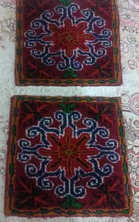 فرش دستبافت رو صندلی