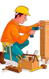 تعمیرات تخصصی کابینت کمددیواری ومصنوعات چوبی درمحل
