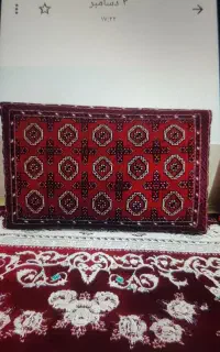 پشتی دست بافت ترکمن