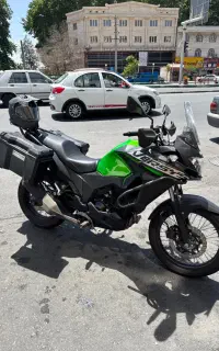 کاوازاکی ورسیس X در حد خشک،(شهر زنجان)