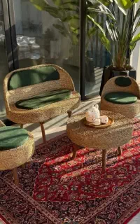 مبل حصیری