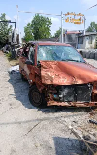 پراید۹۳دوگانه فابریک تصادفی