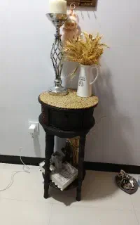میز گرد حصیری